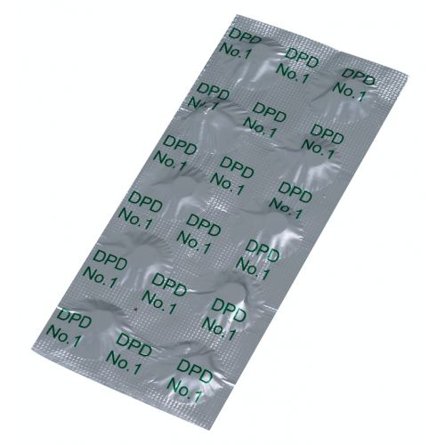 Náhradní tablety do testeru pro měření volného chloru DPD No. 1